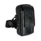 Louis Vuitton Louis Vuitton Black Monogram Shadow Double Phone Pouch NM