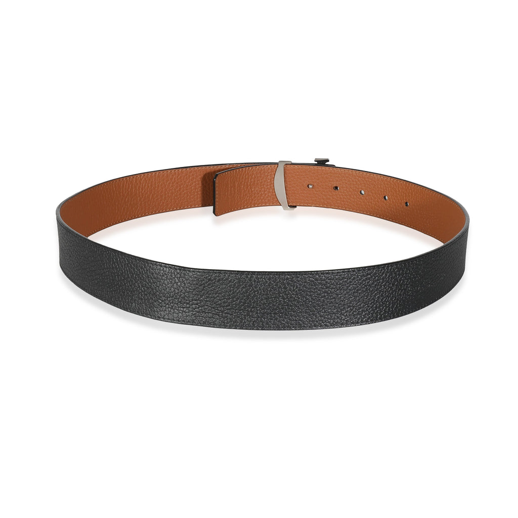 Louis Vuitton Louis Vuitton Black Tan Leather Reversible LV Initiales 40MM Belt 90/36
