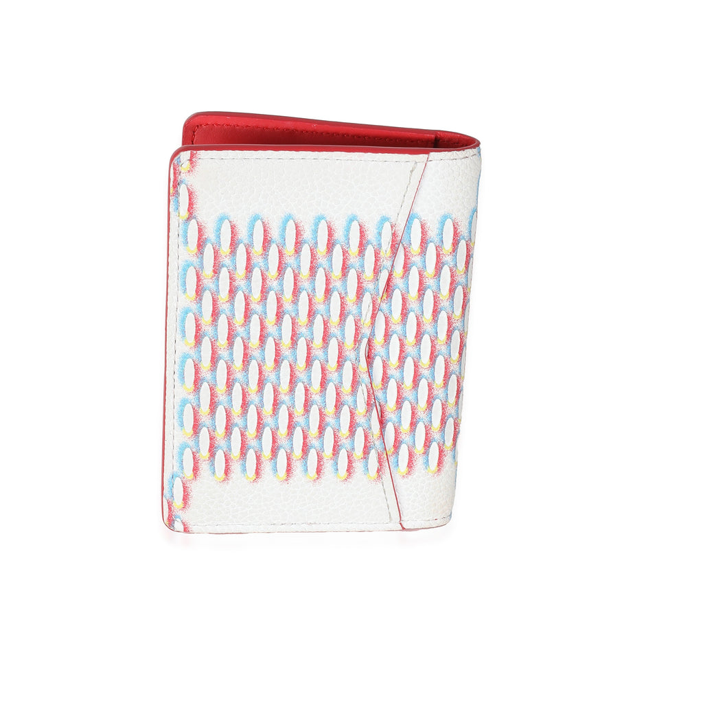 Louis Vuitton Red White Blue Leather Damier Spray Pocket Organizer