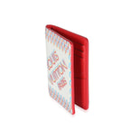 Louis Vuitton Red White Blue Leather Damier Spray Pocket Organizer