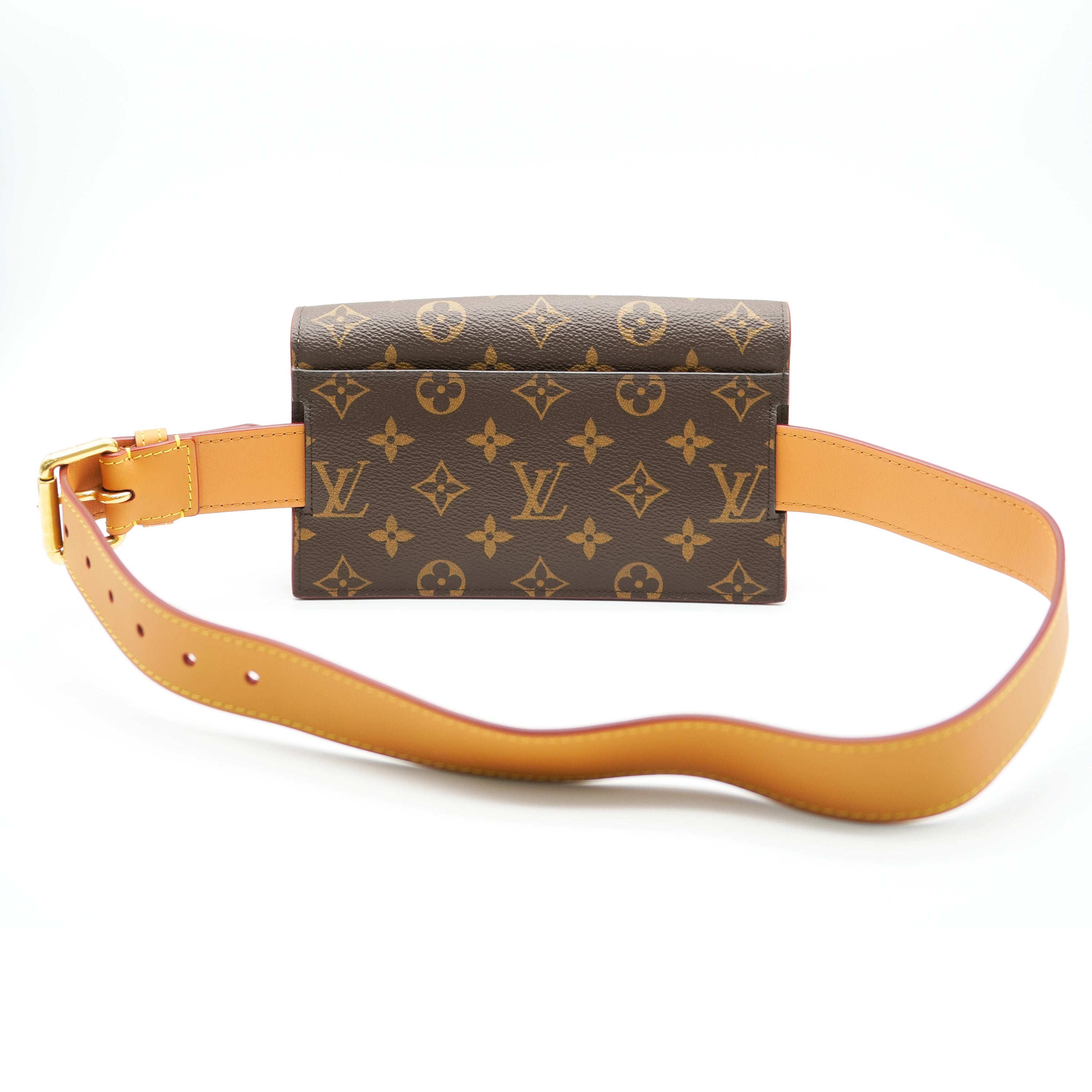 Louis Vuitton Monogram Canvas S Lock Belt Pouch