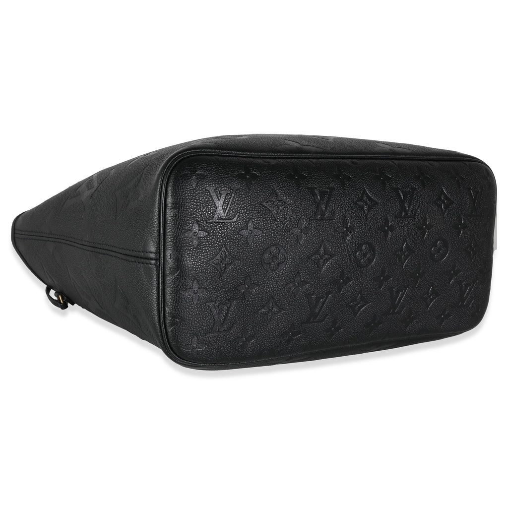 Louis Vuitton Black Giant Monogram Empreinte Neverfull MM