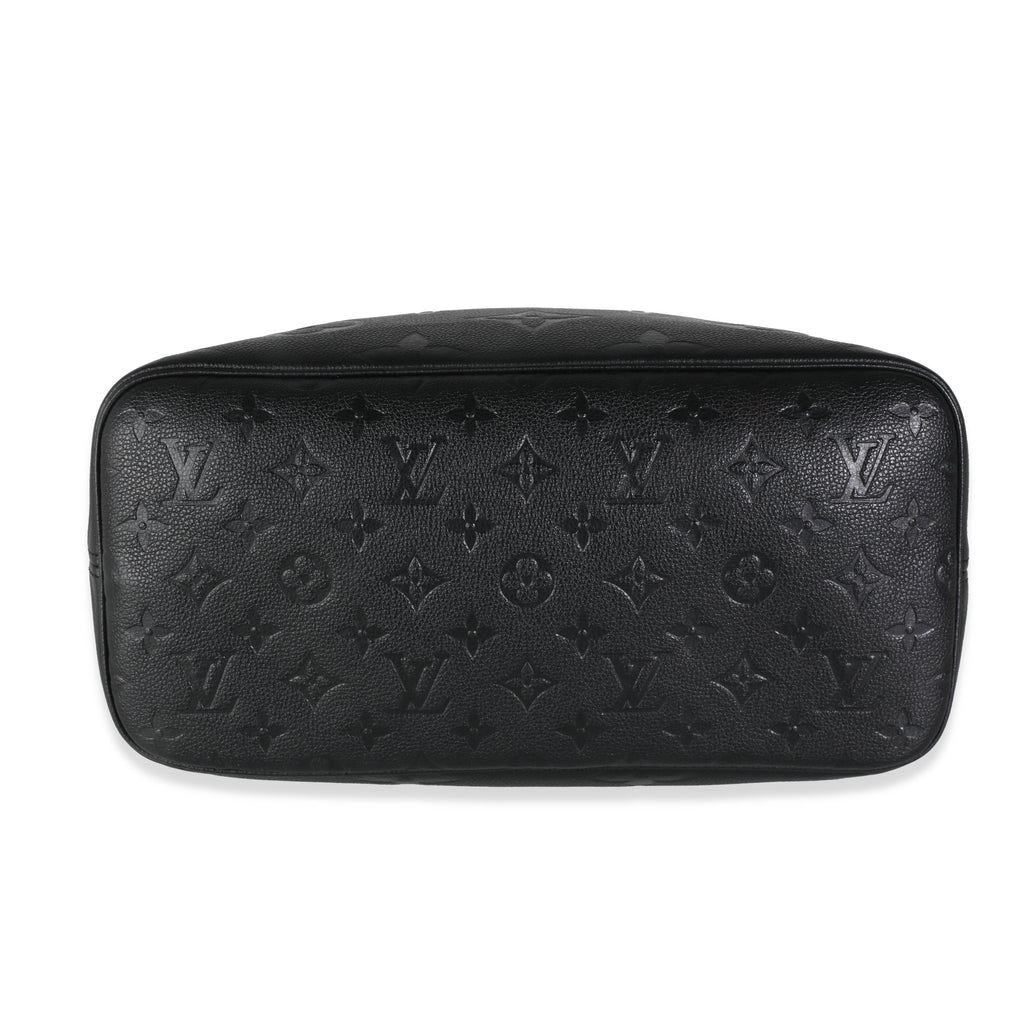 Louis Vuitton Black Giant Monogram Empreinte Neverfull MM