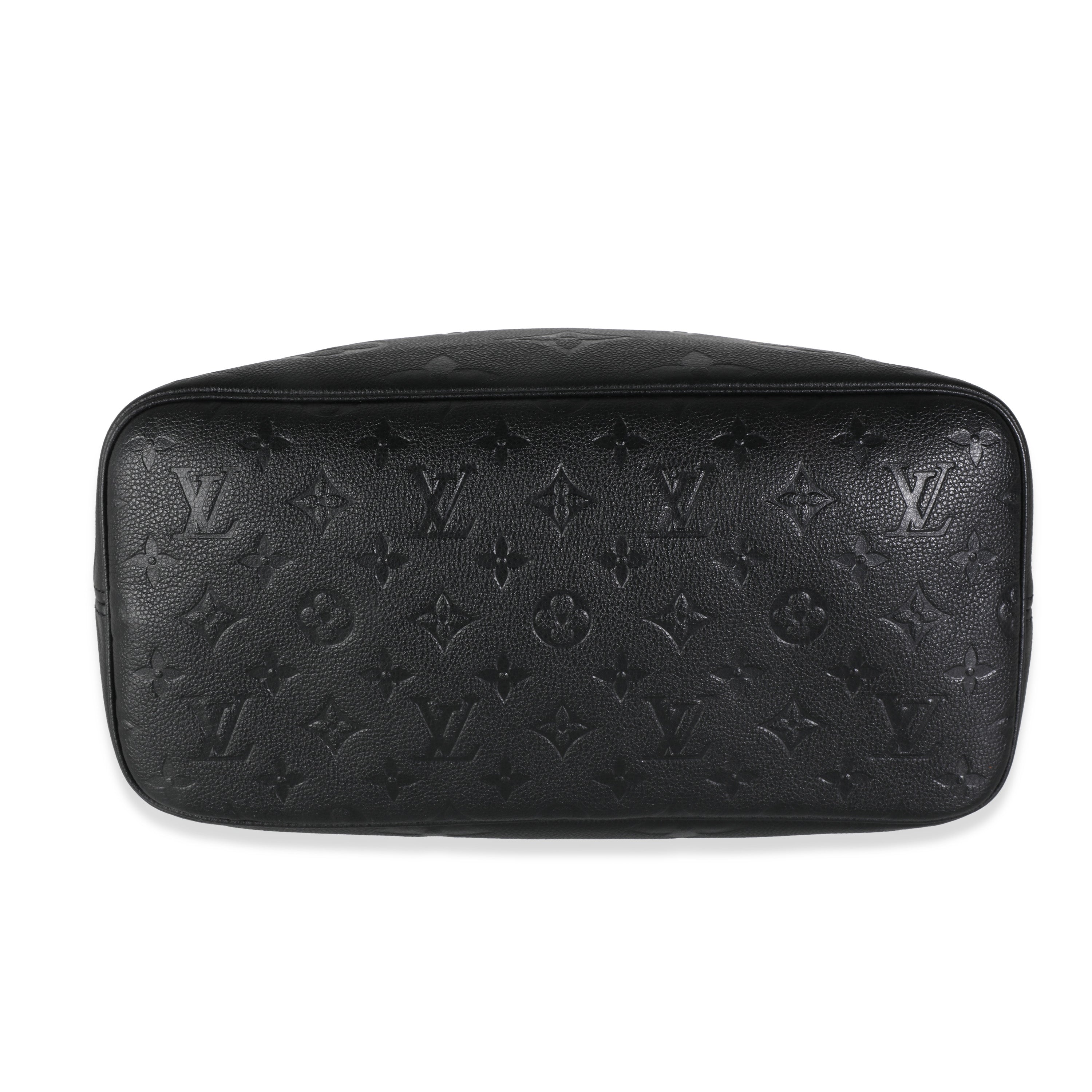 Louis Vuitton Black Giant Monogram Empreinte Neverfull MM