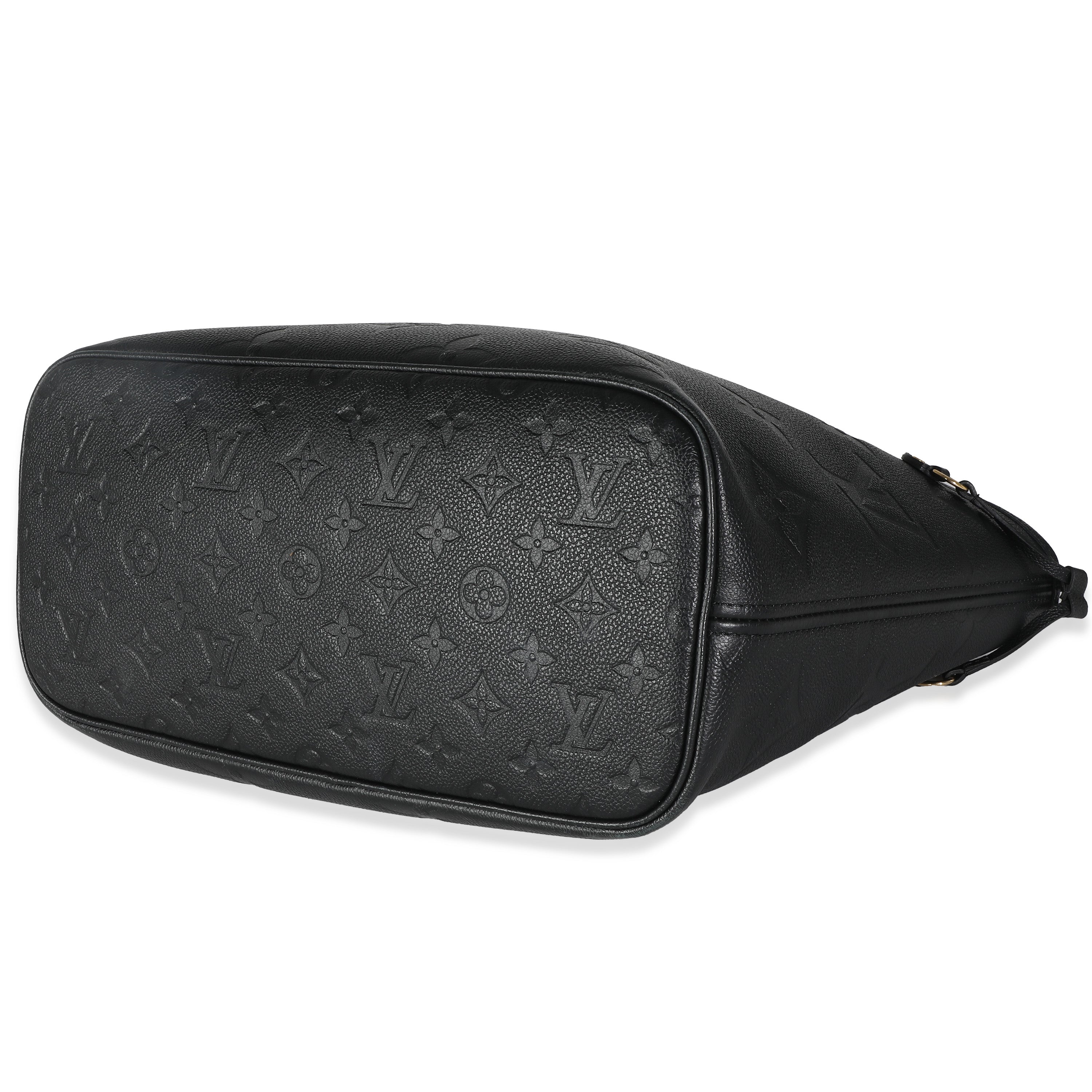 Louis Vuitton Louis Vuitton Black Empreinte Neverfull MM