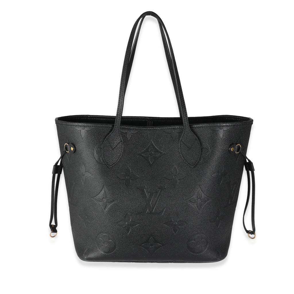 Louis Vuitton Louis Vuitton Black Empreinte Neverfull MM
