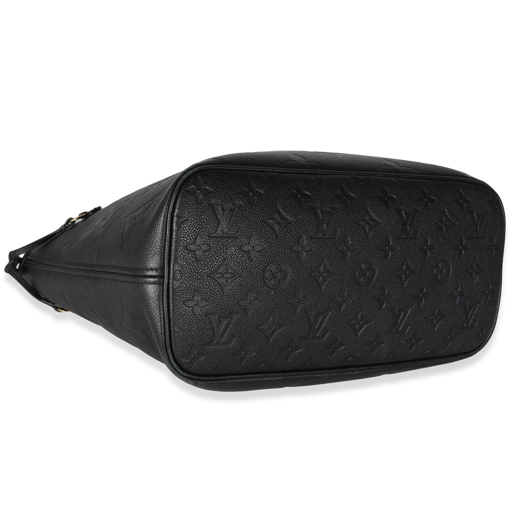 Louis Vuitton Louis Vuitton Black Empreinte Neverfull MM