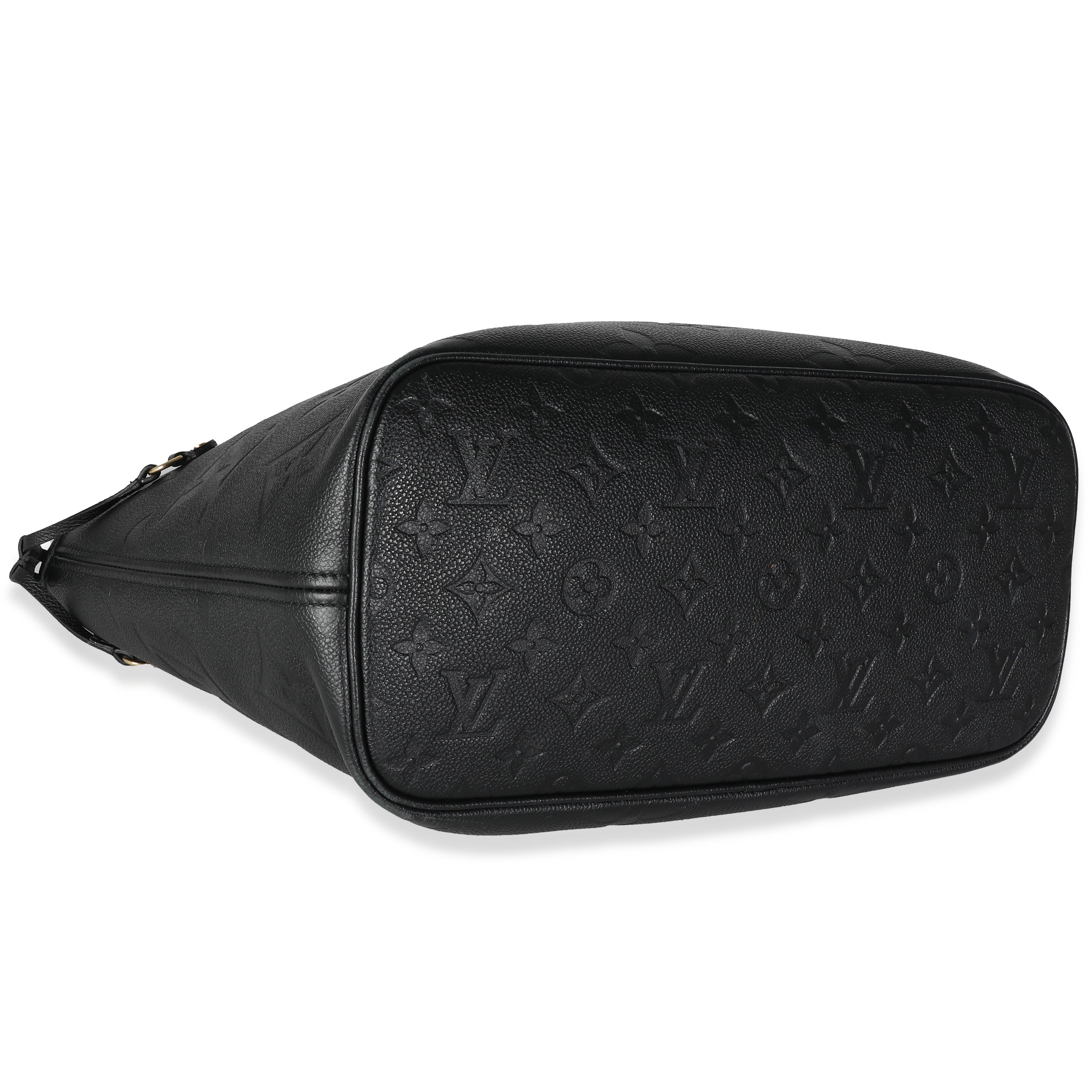 Louis Vuitton Louis Vuitton Black Empreinte Neverfull MM