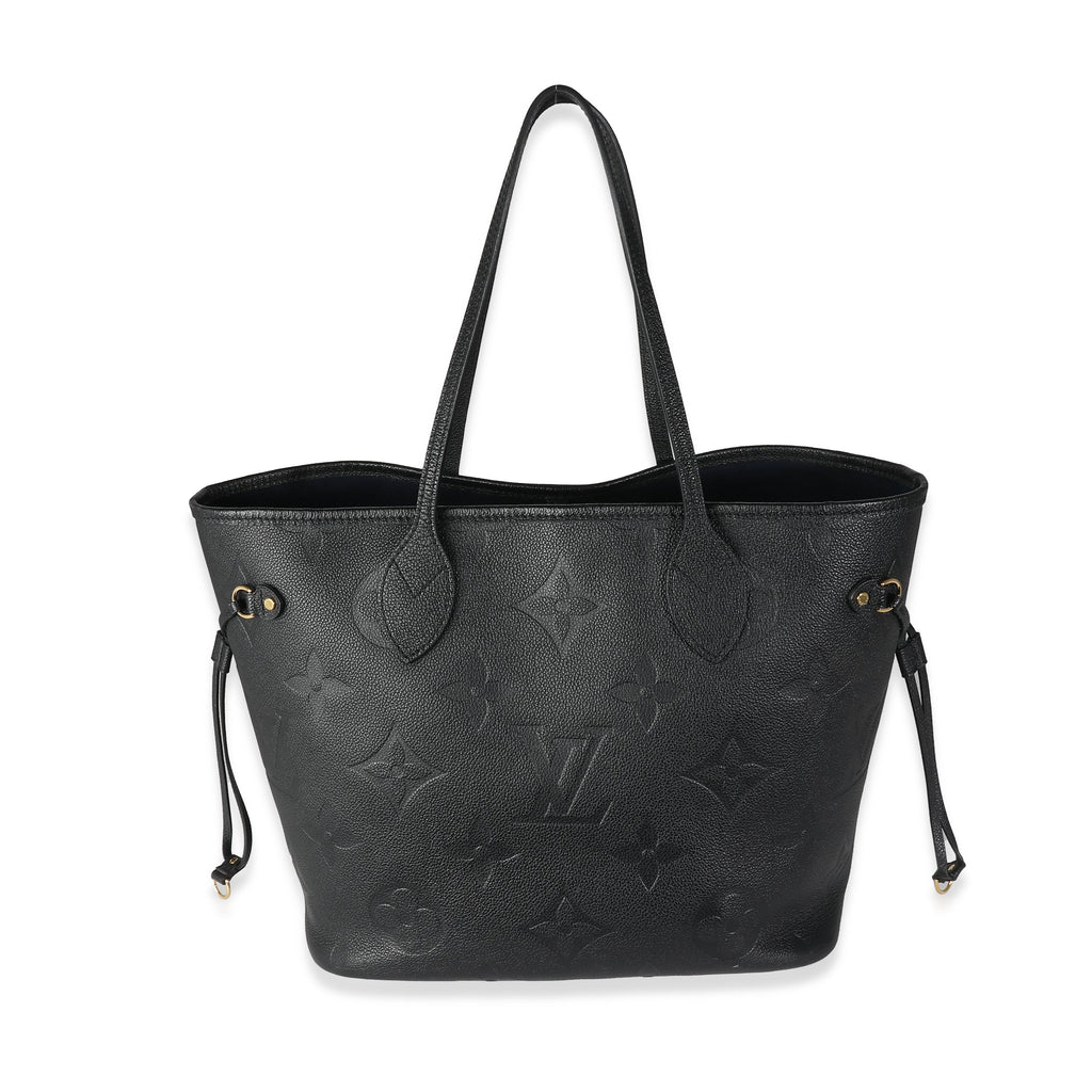 Louis Vuitton Louis Vuitton Black Empreinte Neverfull MM