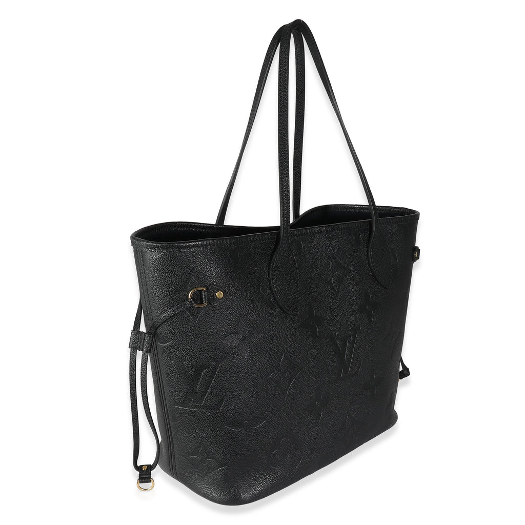 Louis Vuitton Louis Vuitton Black Empreinte Neverfull MM