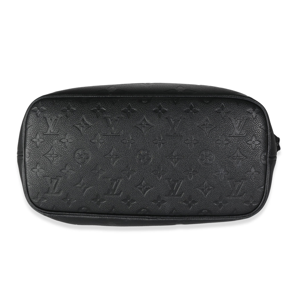 Louis Vuitton Louis Vuitton Black Empreinte Neverfull MM