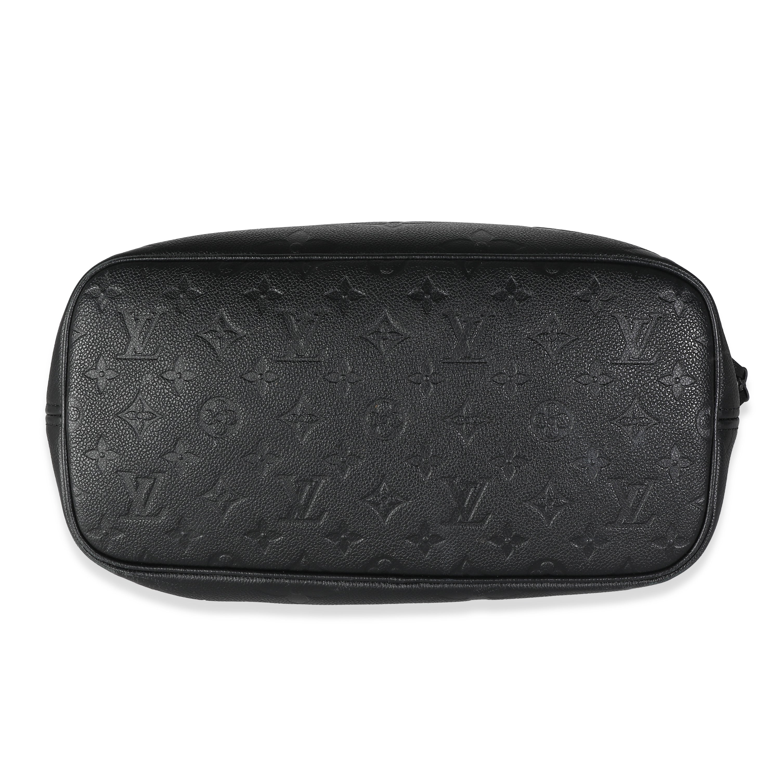 Louis Vuitton Louis Vuitton Black Empreinte Neverfull MM
