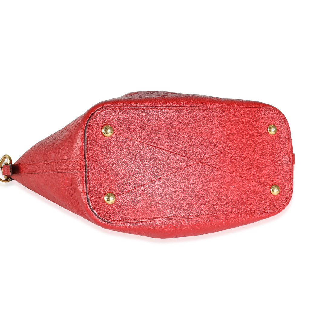 Louis Vuitton Louis Vuitton Cherry Red Monogram Empreinte Mazarine MM