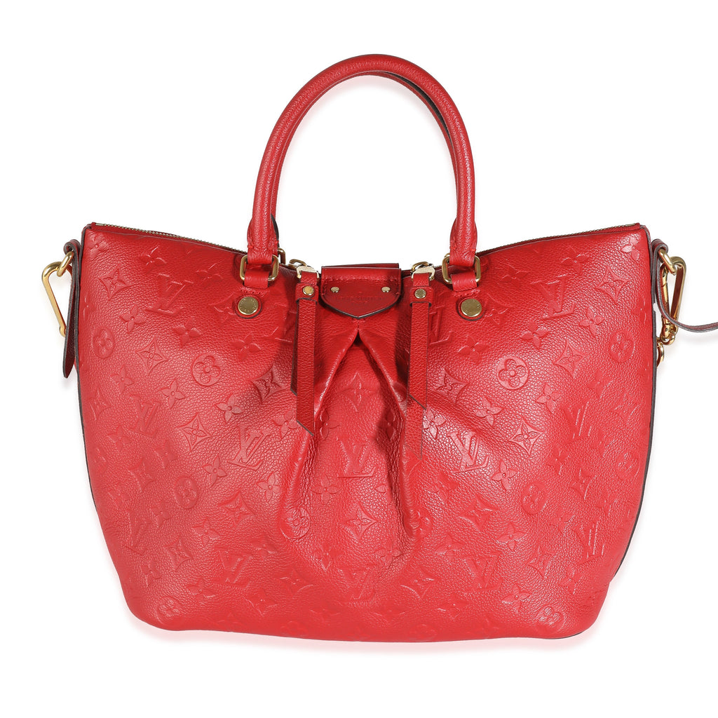 Louis Vuitton Louis Vuitton Cherry Red Monogram Empreinte Mazarine MM
