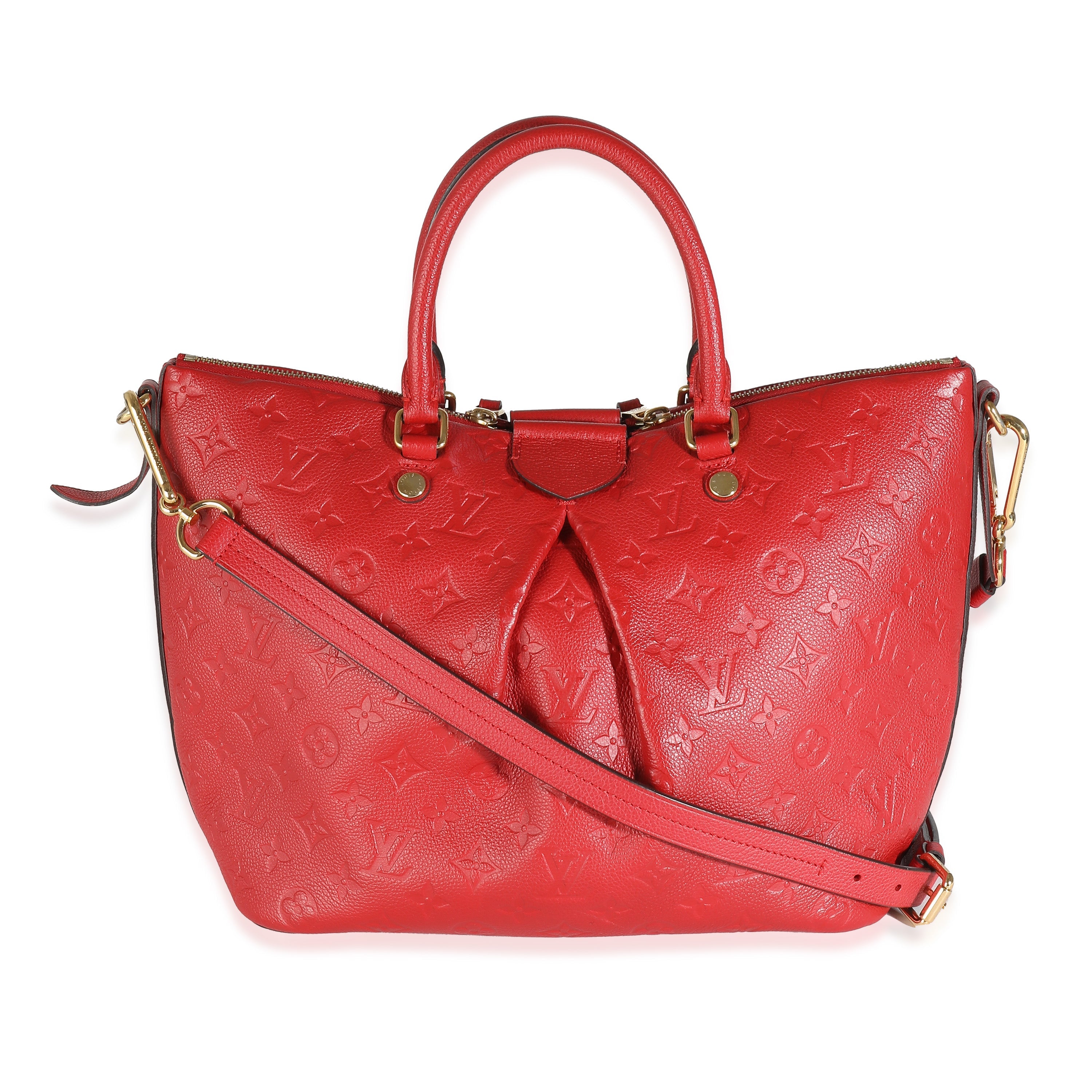 Louis Vuitton Louis Vuitton Cherry Red Monogram Empreinte Mazarine MM