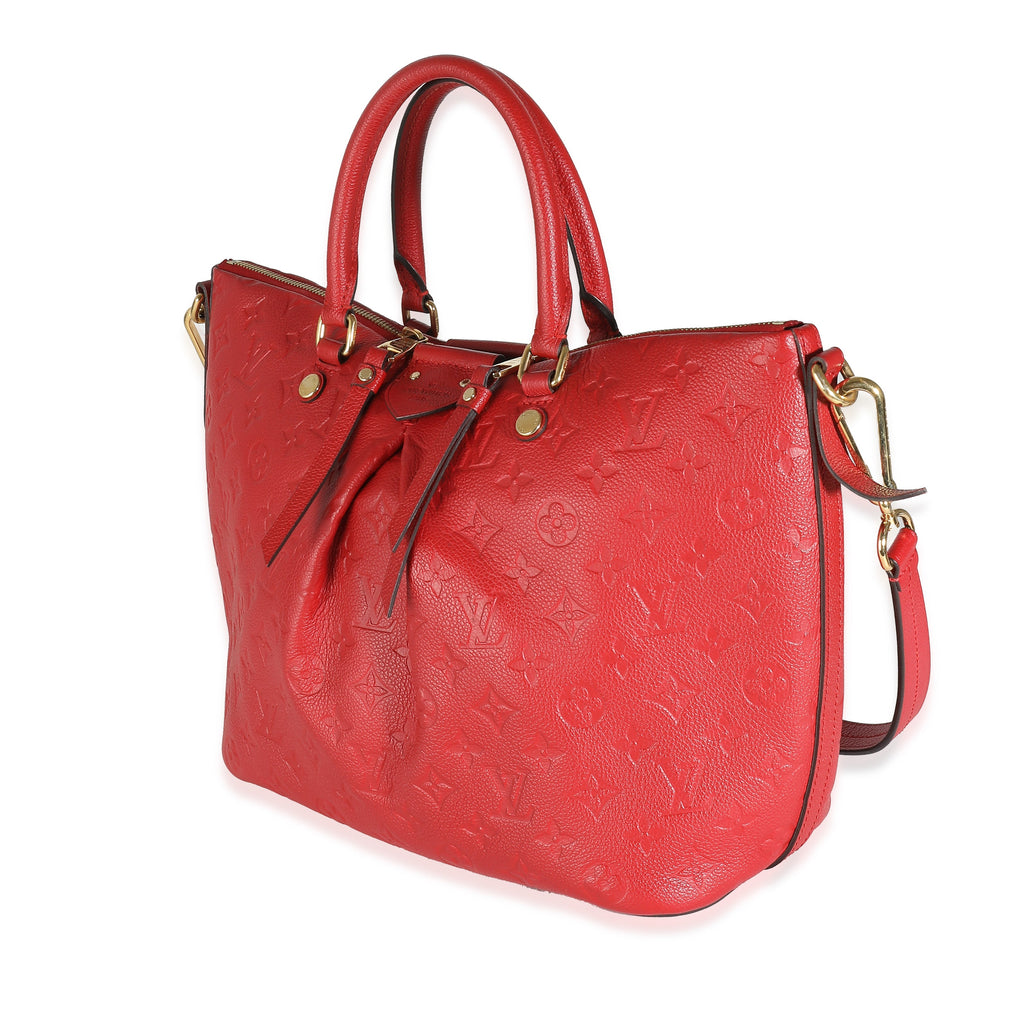 Louis Vuitton Louis Vuitton Cherry Red Monogram Empreinte Mazarine MM