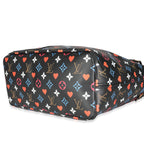 Louis Vuitton Black Monogram Multicolor Canvas Game On Neverfull MM