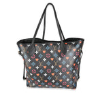 Louis Vuitton Black Monogram Multicolor Canvas Game On Neverfull MM