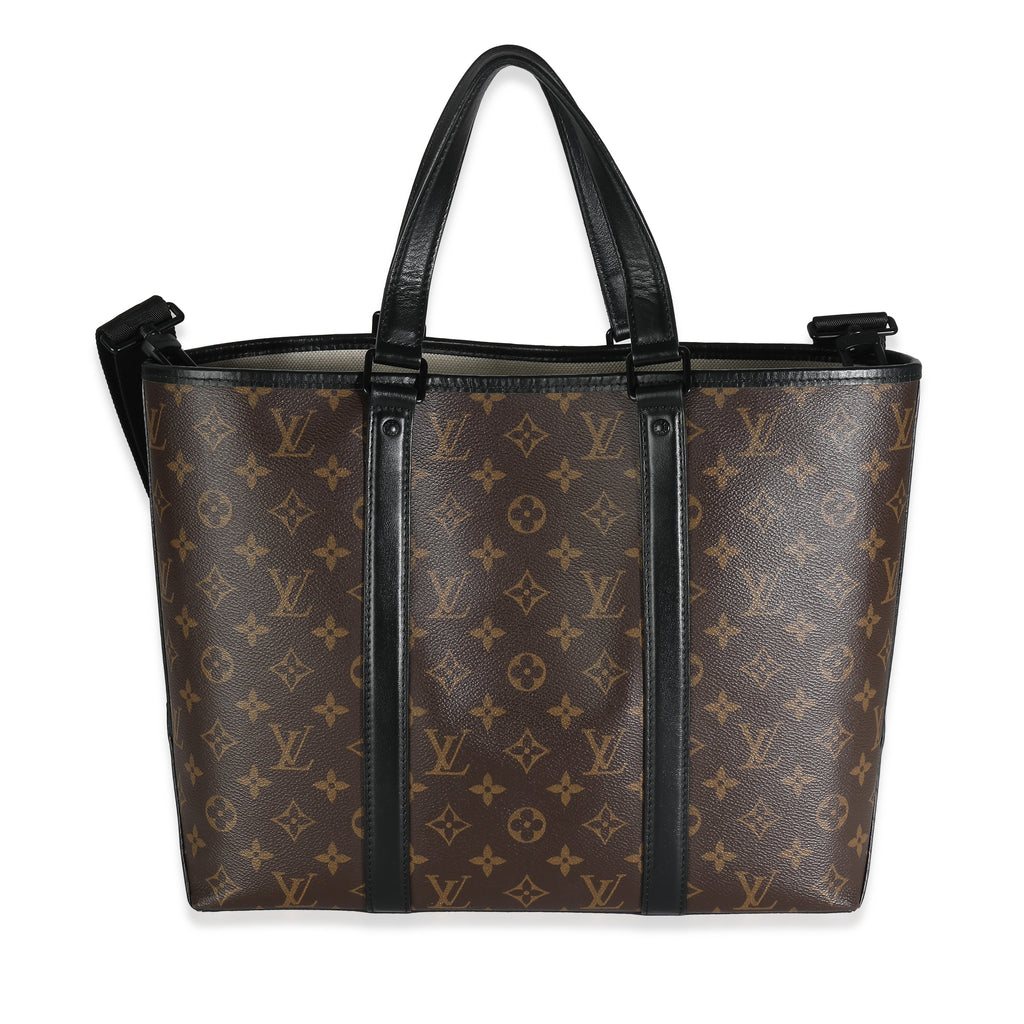 Louis Vuitton Louis Vuitton Monogram Macassar Canvas Weekend Tote