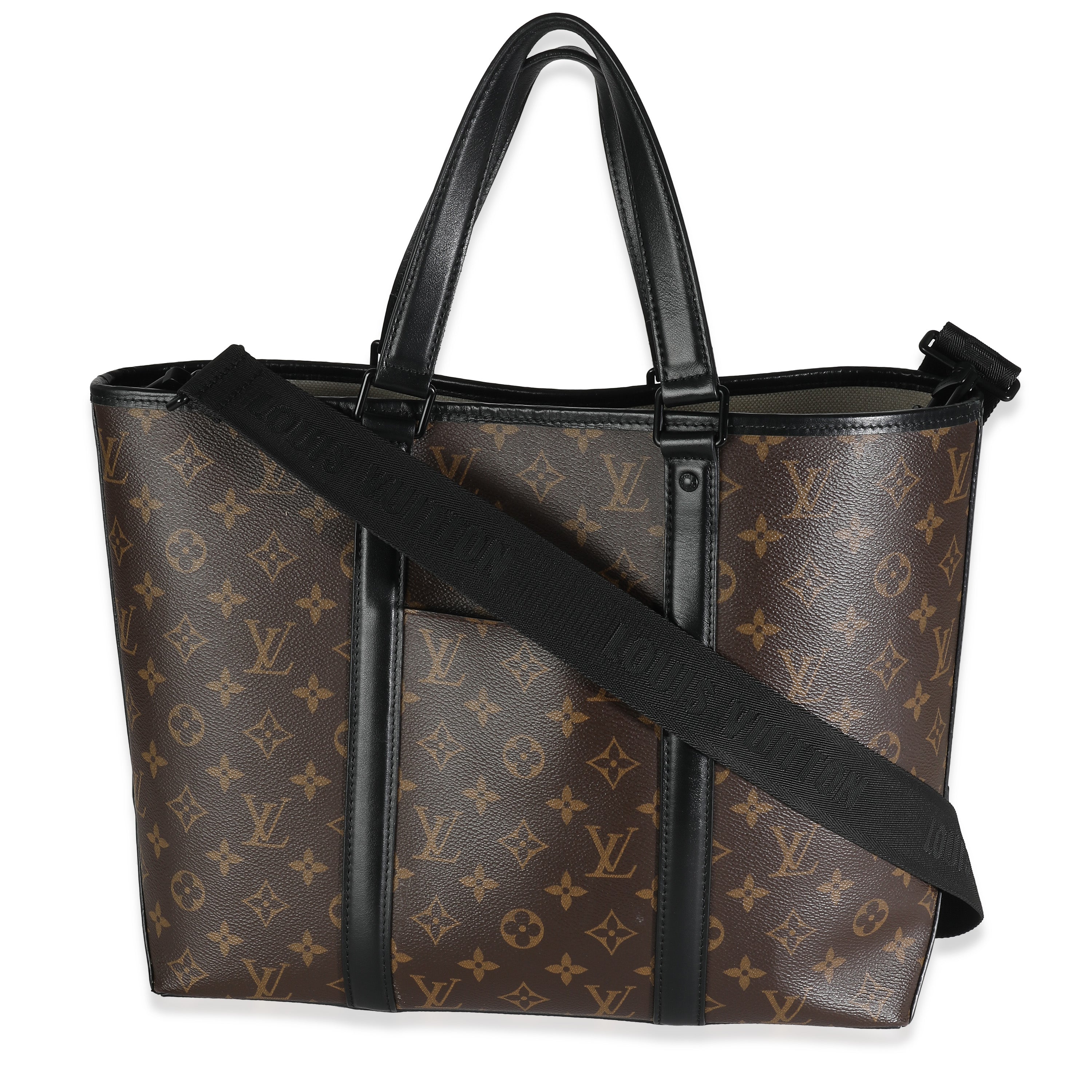 Louis Vuitton Louis Vuitton Monogram Macassar Canvas Weekend Tote
