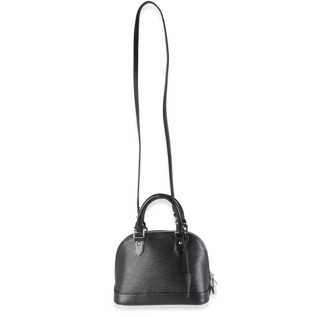 Louis Vuitton Louis Vuitton Black Epi Alma BB