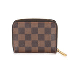 Louis Vuitton Damier Ebene Canvas Zippy Coin Purse
