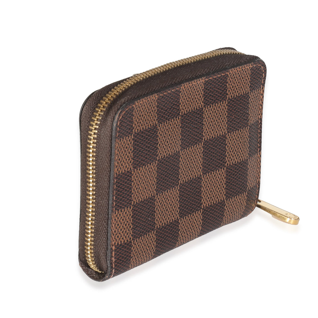 Louis Vuitton Damier Ebene Canvas Zippy Coin Purse