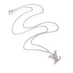 Louis Vuitton Idylle Blossom Pendant in 18k White Gold 0.3 CTW