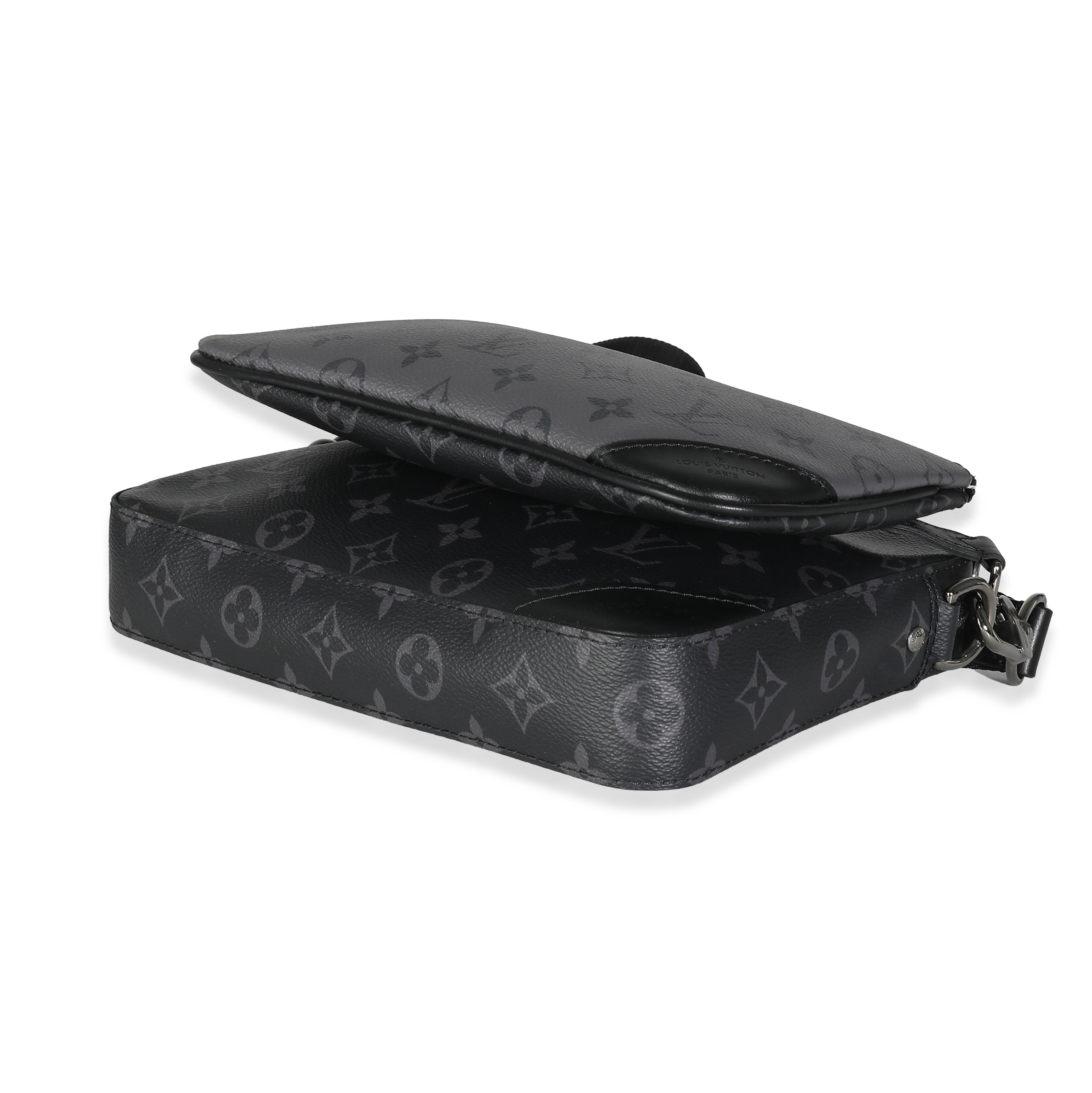 Louis Vuitton Louis Vuitton Monogram Reverse Eclipse Trio Messenger