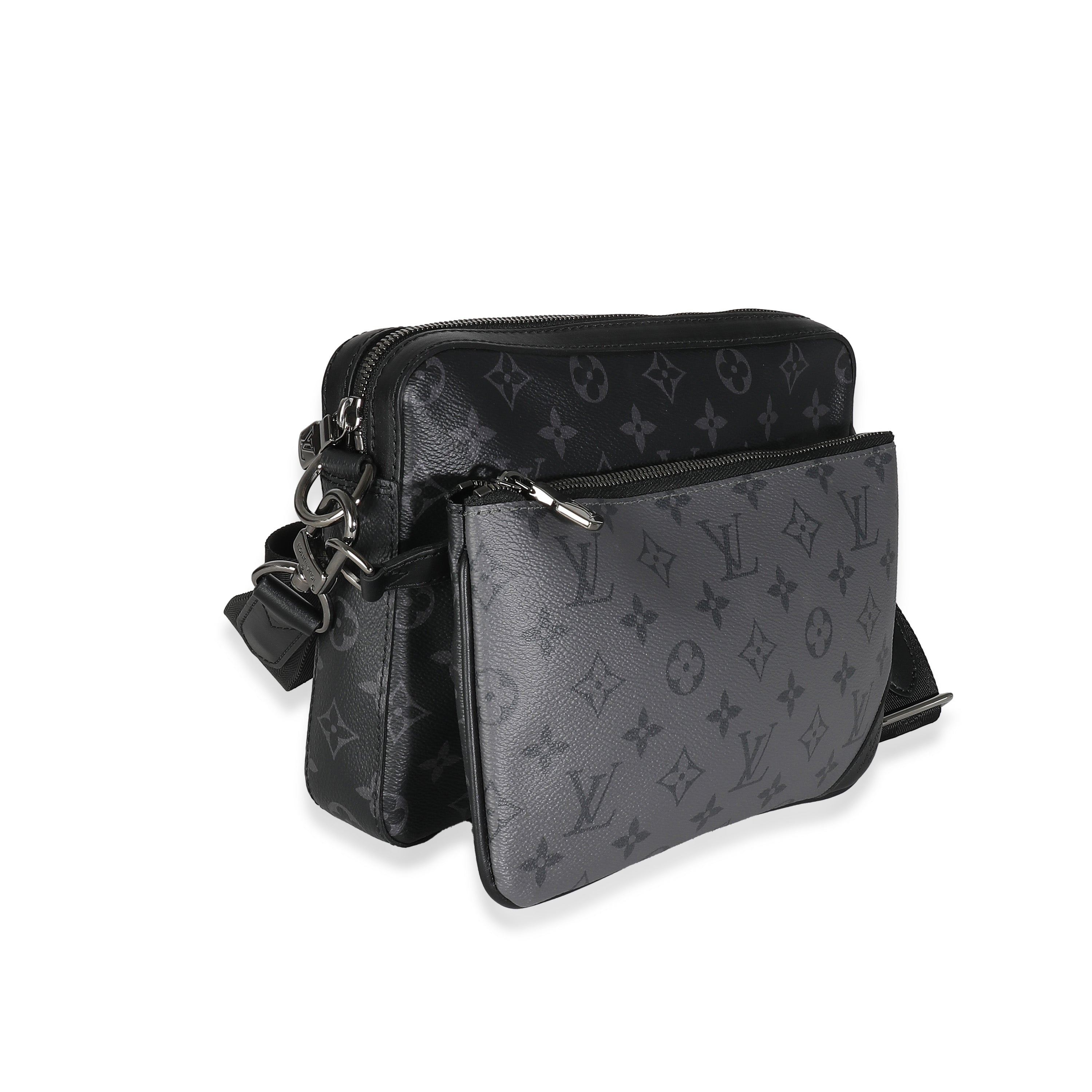 Louis Vuitton Louis Vuitton Monogram Reverse Eclipse Trio Messenger