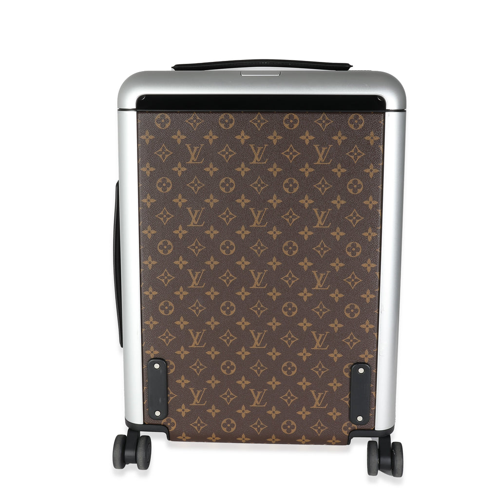 Louis Vuitton Black Monogram Macassar Canvas Horizon 55