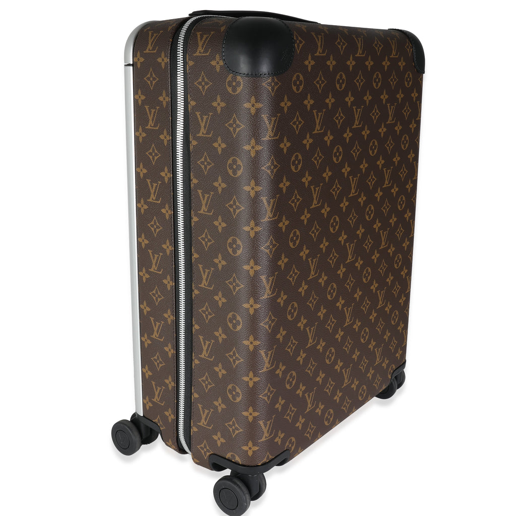 Louis Vuitton Black Monogram Macassar Canvas Horizon 55
