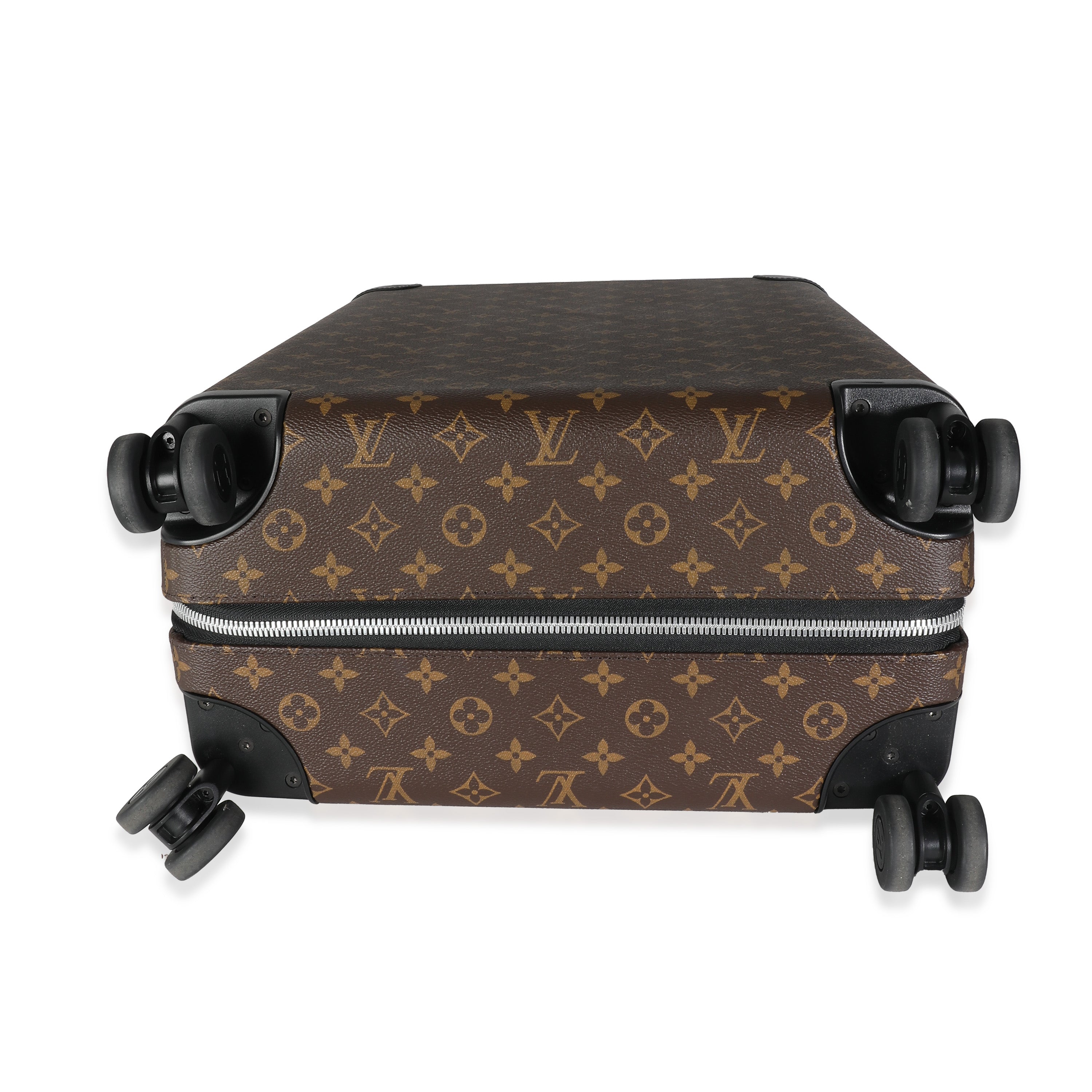 Louis Vuitton Black Monogram Macassar Canvas Horizon 55