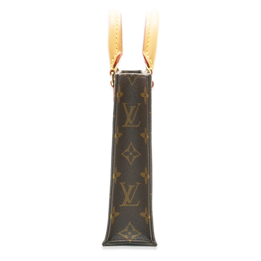 Louis Vuitton Brown Monogram Canvas Petit Sac Plat
