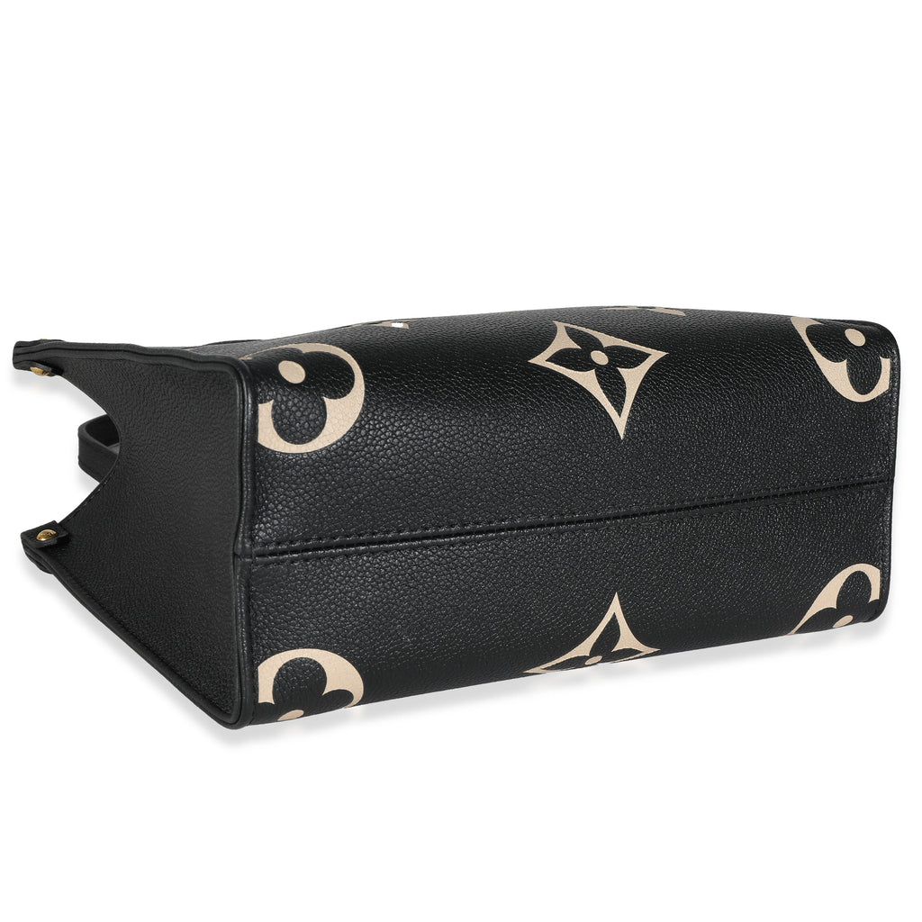 Louis Vuitton Louis Vuitton Black Beige Giant Monogram Empreinte Onthego PM