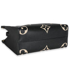 Louis Vuitton Louis Vuitton Black Beige Giant Monogram Empreinte Onthego PM
