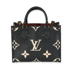 Louis Vuitton Louis Vuitton Black Beige Giant Monogram Empreinte Onthego PM