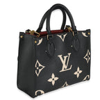 Louis Vuitton Louis Vuitton Black Beige Giant Monogram Empreinte Onthego PM