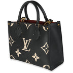 Louis Vuitton Louis Vuitton Black Beige Giant Monogram Empreinte Onthego PM