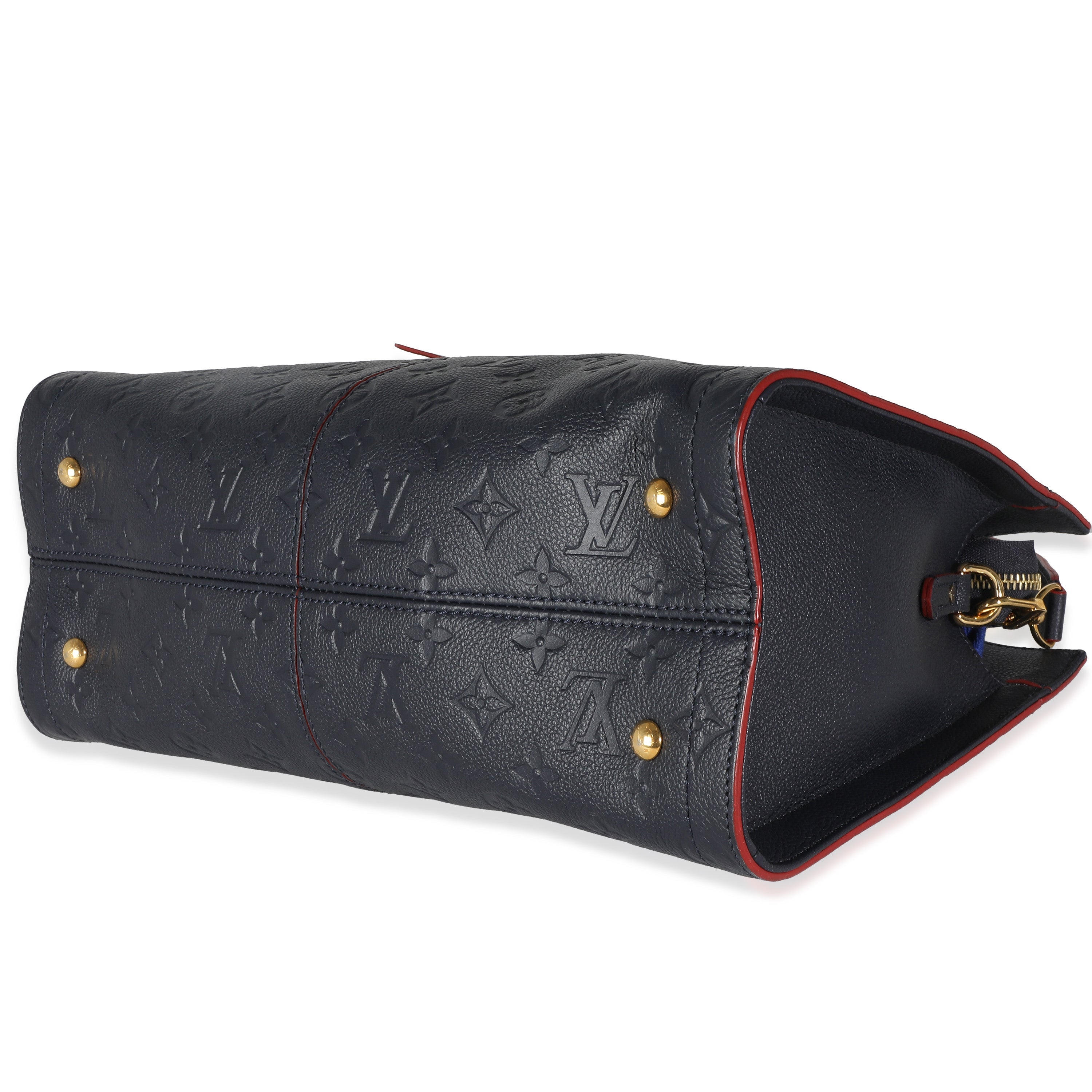 Louis Vuitton Marine Rouge Monogram Empreinte Sully MM