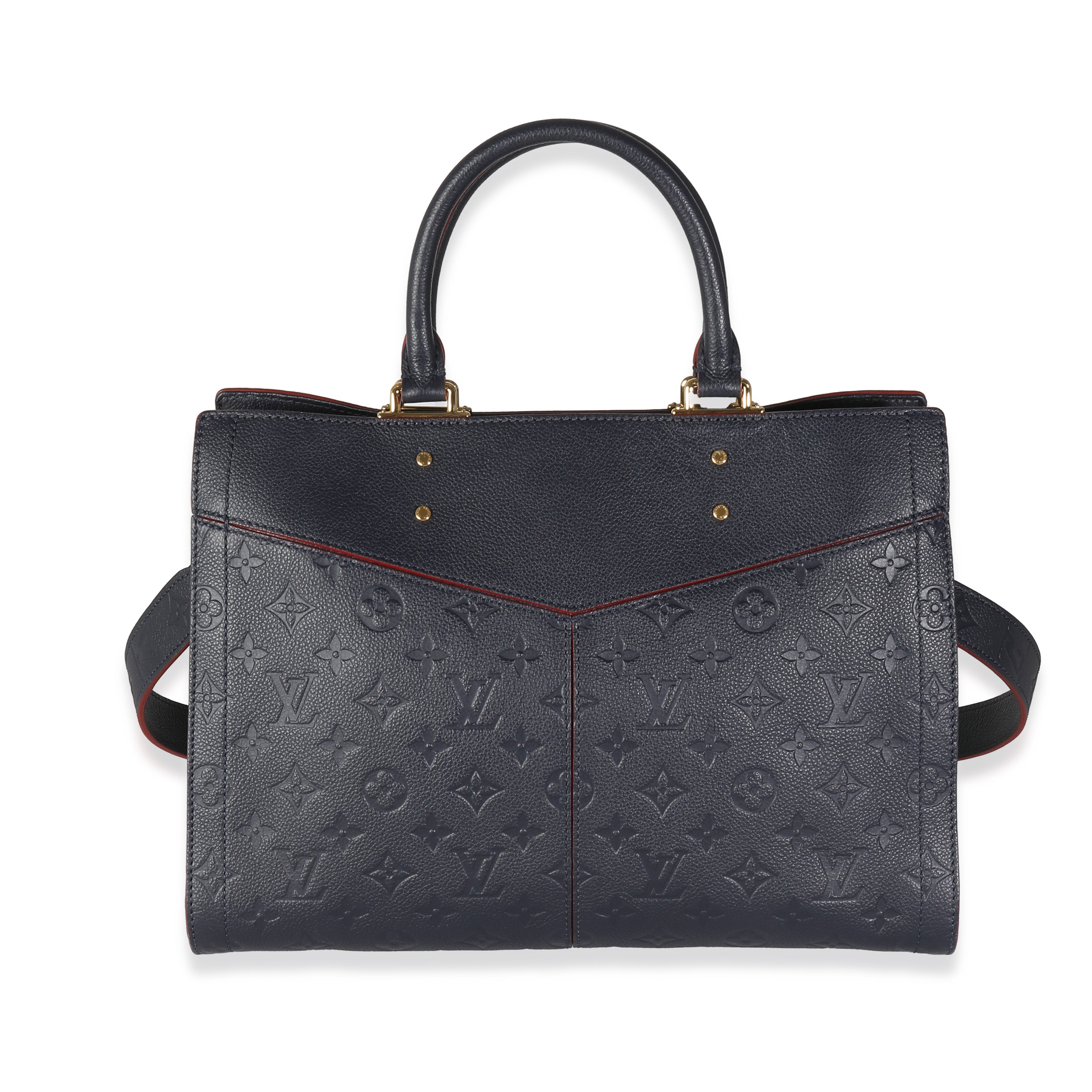 Louis Vuitton Marine Rouge Monogram Empreinte Sully MM