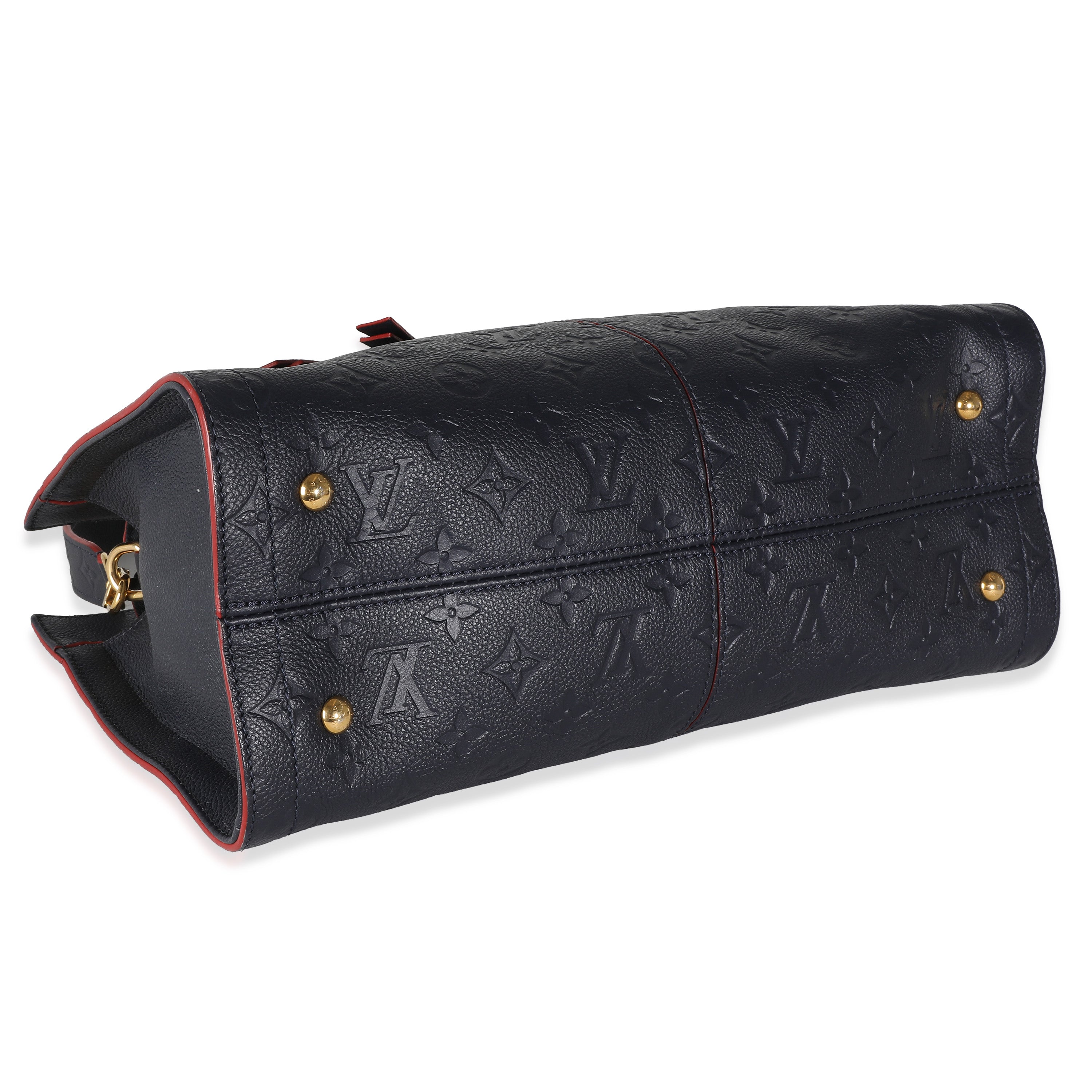 Louis Vuitton Marine Rouge Monogram Empreinte Sully MM