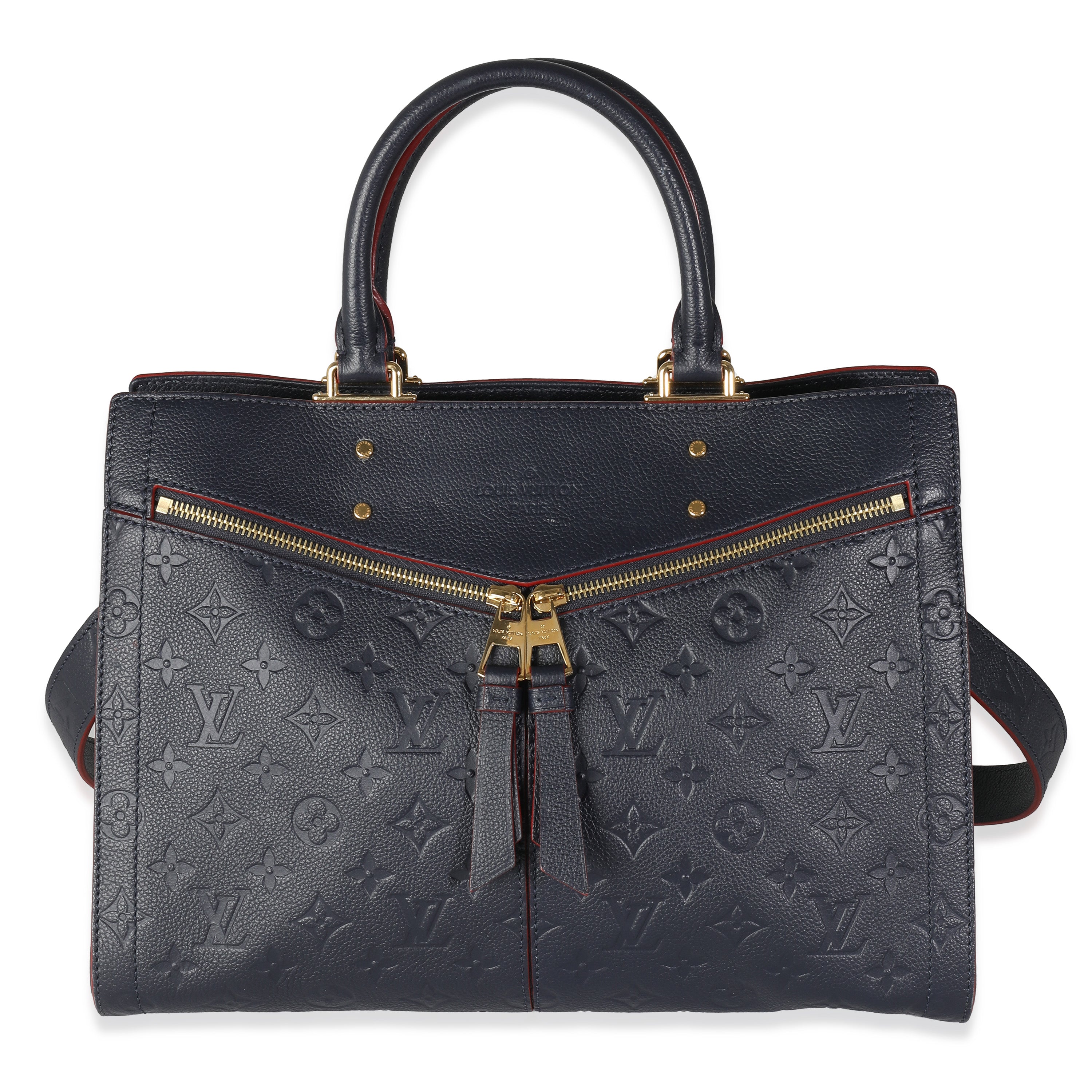 Louis Vuitton Marine Rouge Monogram Empreinte Sully MM