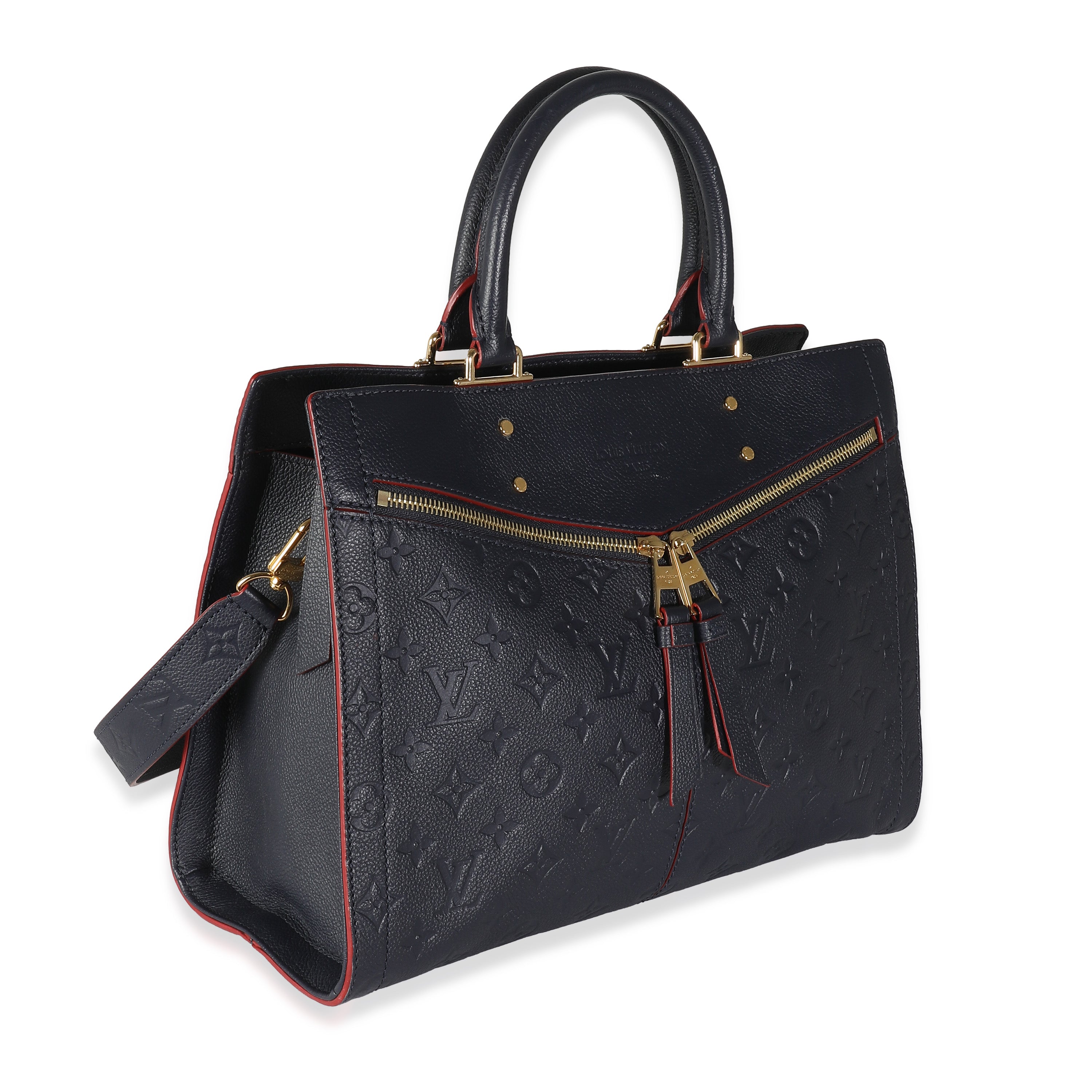 Louis Vuitton Marine Rouge Monogram Empreinte Sully MM