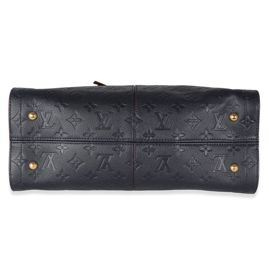 Louis Vuitton Marine Rouge Monogram Empreinte Sully MM