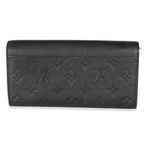 Louis Vuitton Black Monogram Empreinte Sarah Wallet