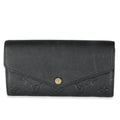 Louis Vuitton Black Monogram Empreinte Sarah Wallet