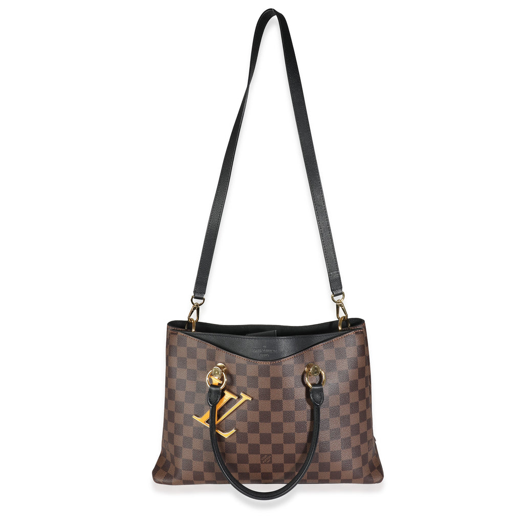 Louis Vuitton Louis Vuitton Black Damier Ebene Canvas LV Riverside Tote