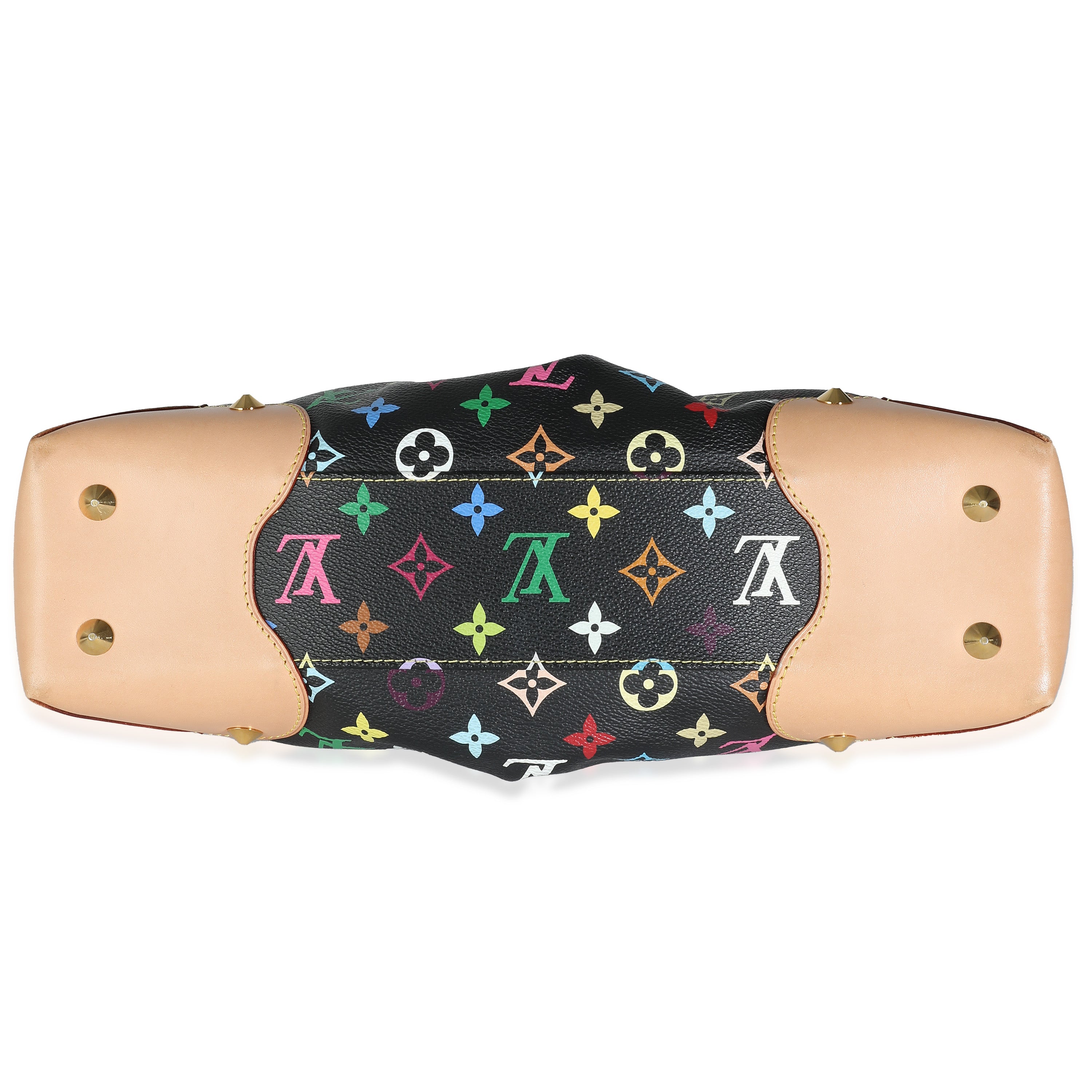 Louis Vuitton x Takashi Murakami Black Multicolor Monogram Canvas Judy MM