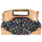 Louis Vuitton x Takashi Murakami Black Multicolor Monogram Canvas Judy MM